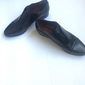 Tommy Black Leather Loafers 8.5M